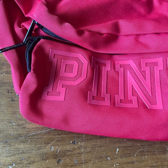 Victoria's Secret PINK Fanny Pack Waist Belt Bag Red Black - Picture 3 of 9